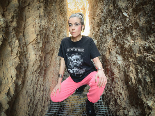 Camiseta negra unisex Ursula K Le Guin