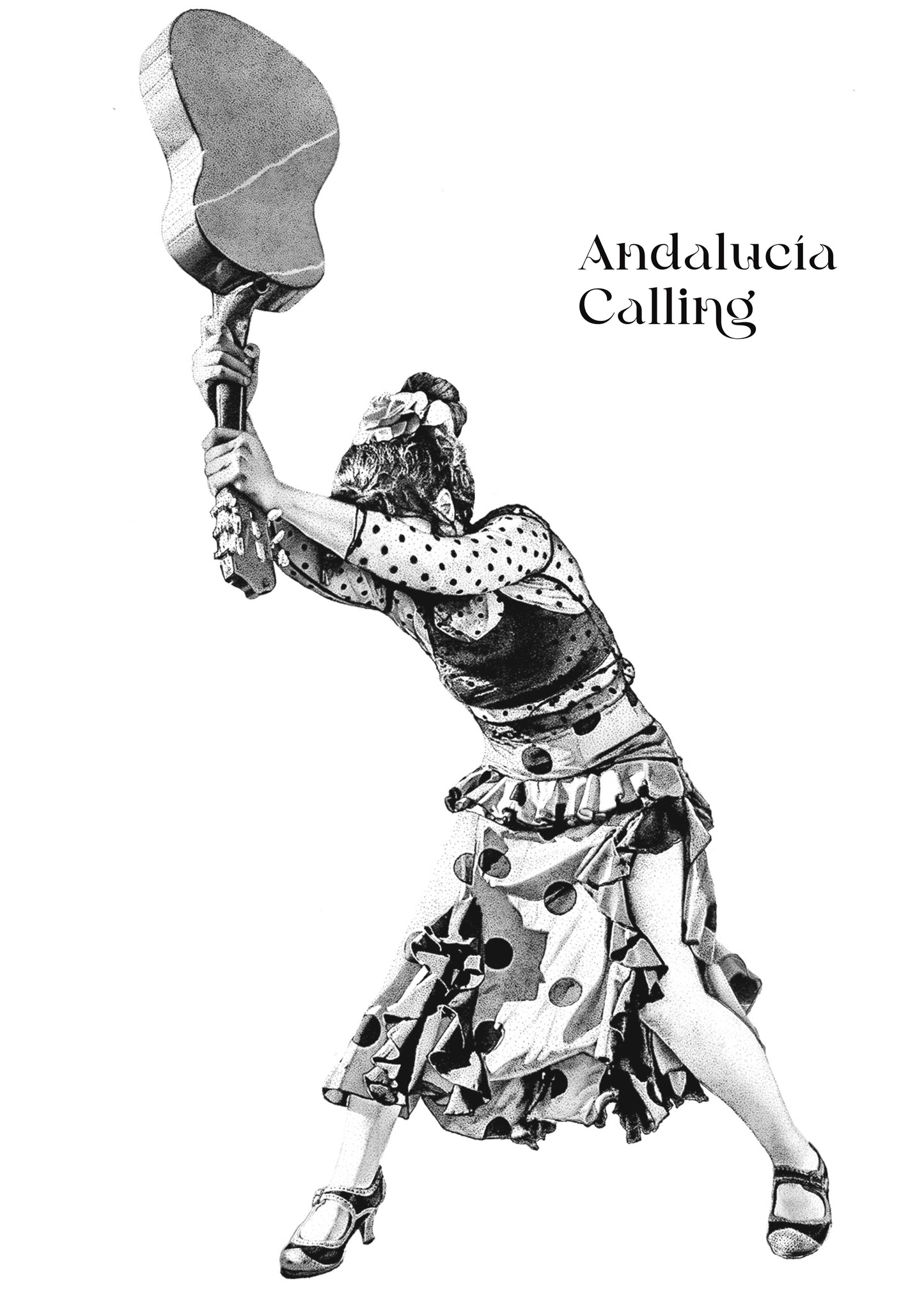 Andalucía Calling camiseta blanca