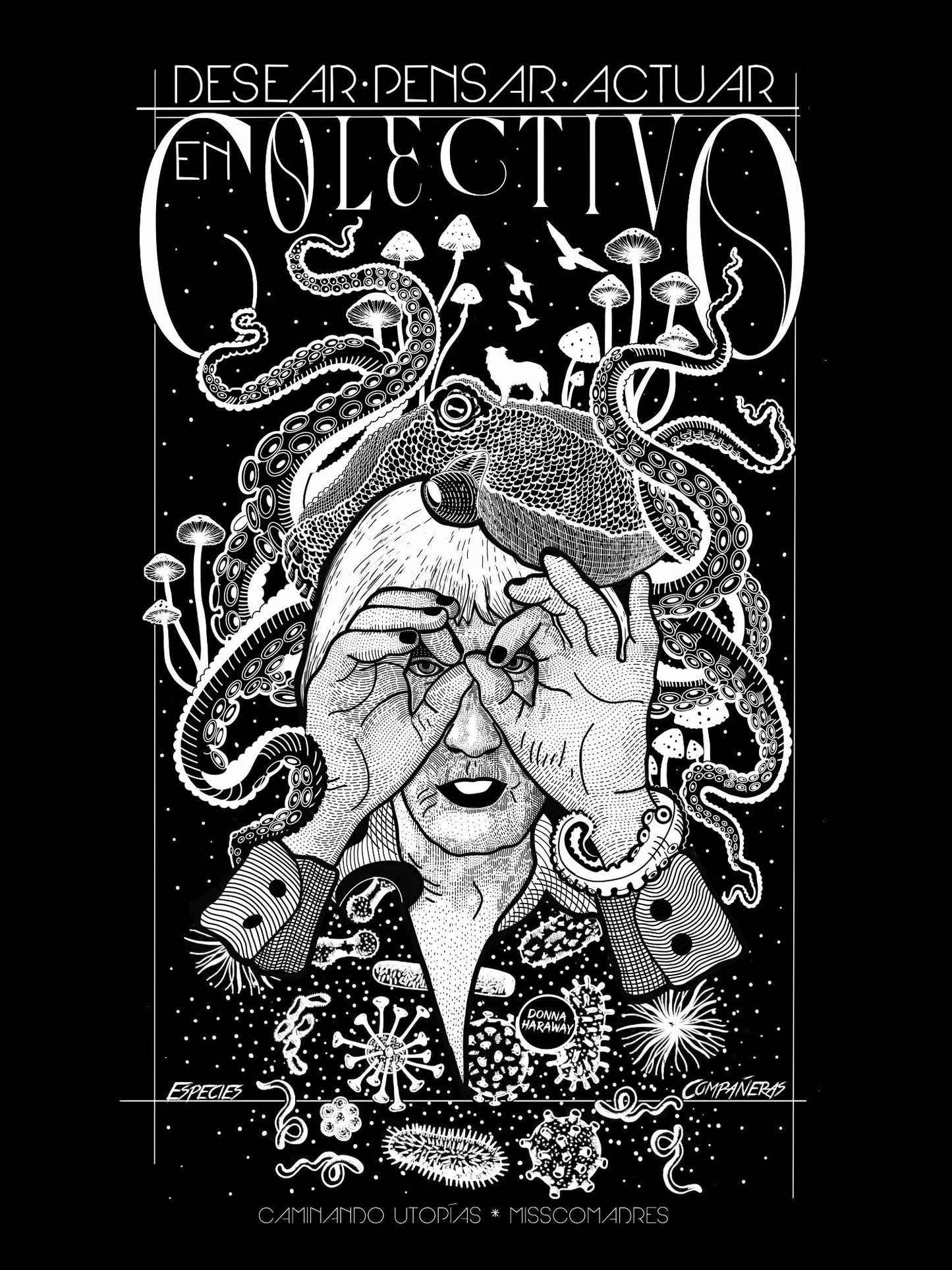 Ilustración Donna Haraway