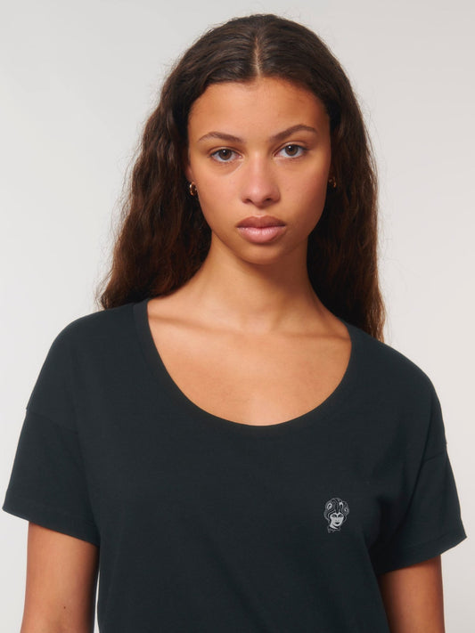 Camiseta negra mujer