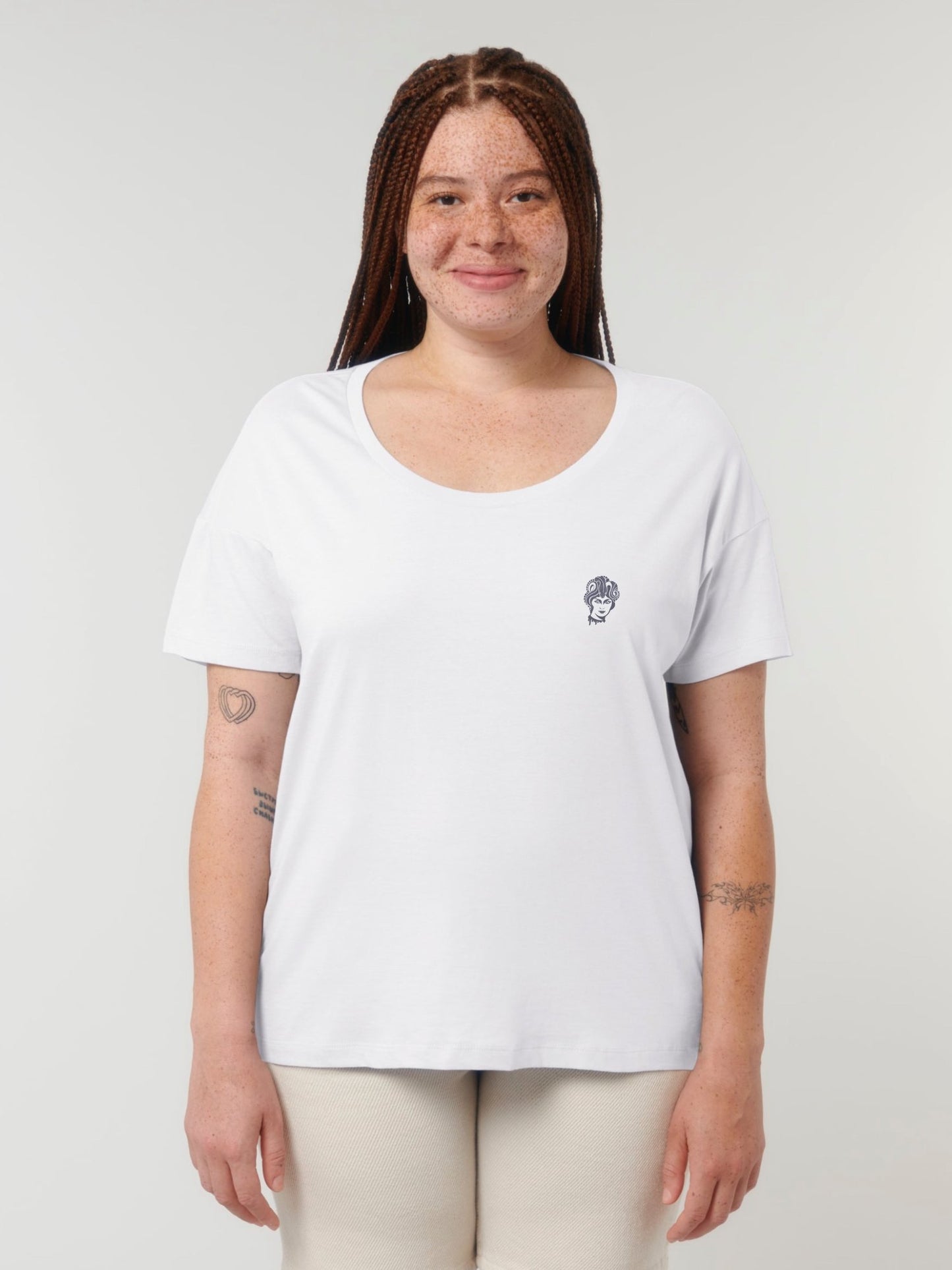 Camiseta blanca comercio justo