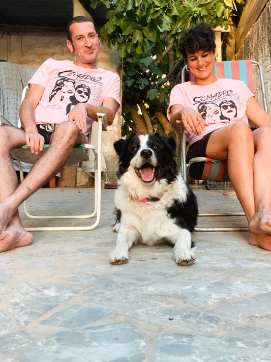 Camiseta unisex rosa