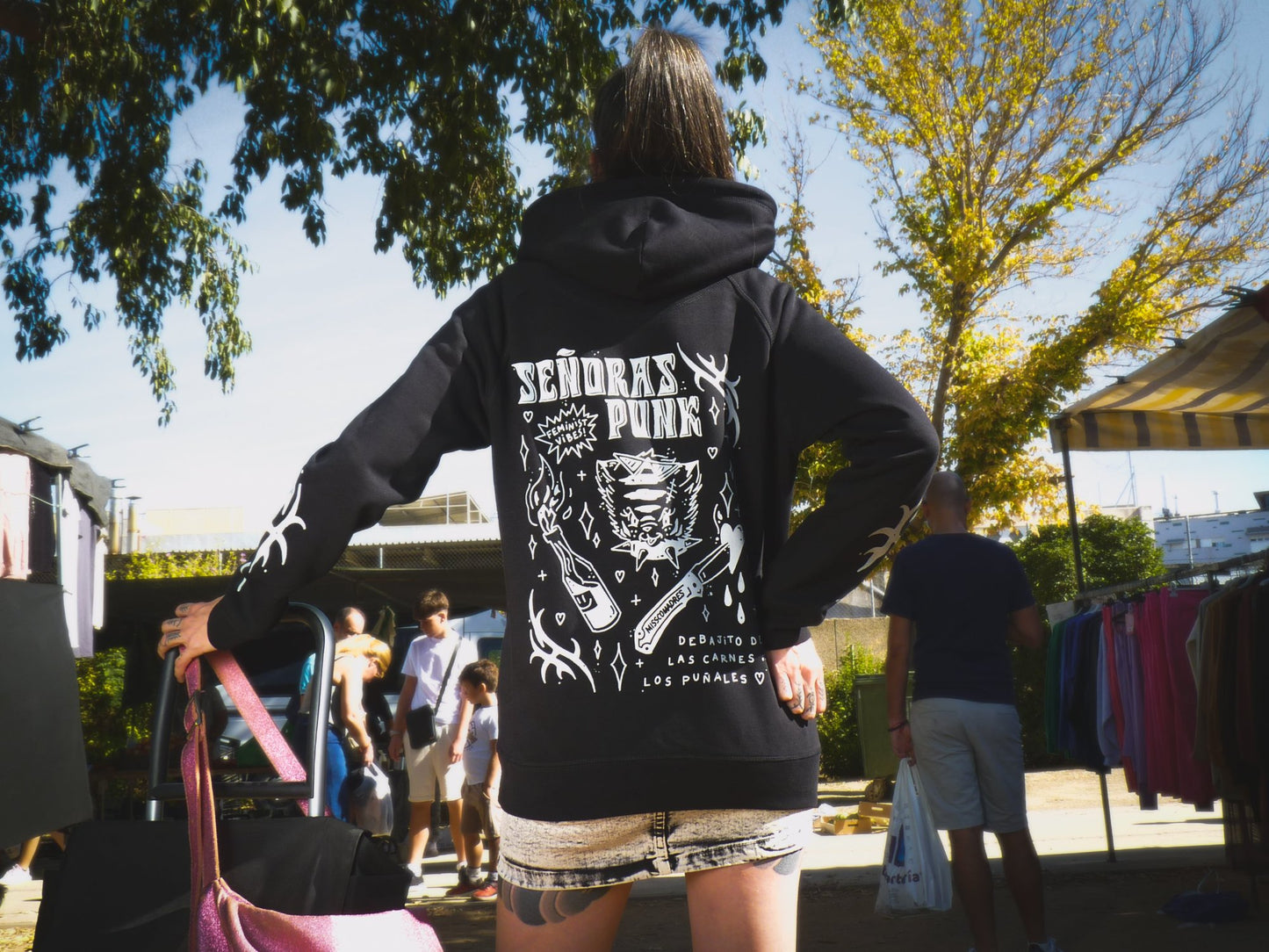 Sudadera Punk mujer