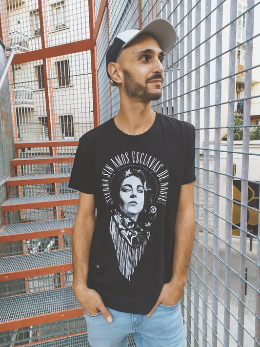 Camiseta negra unisex ecológica