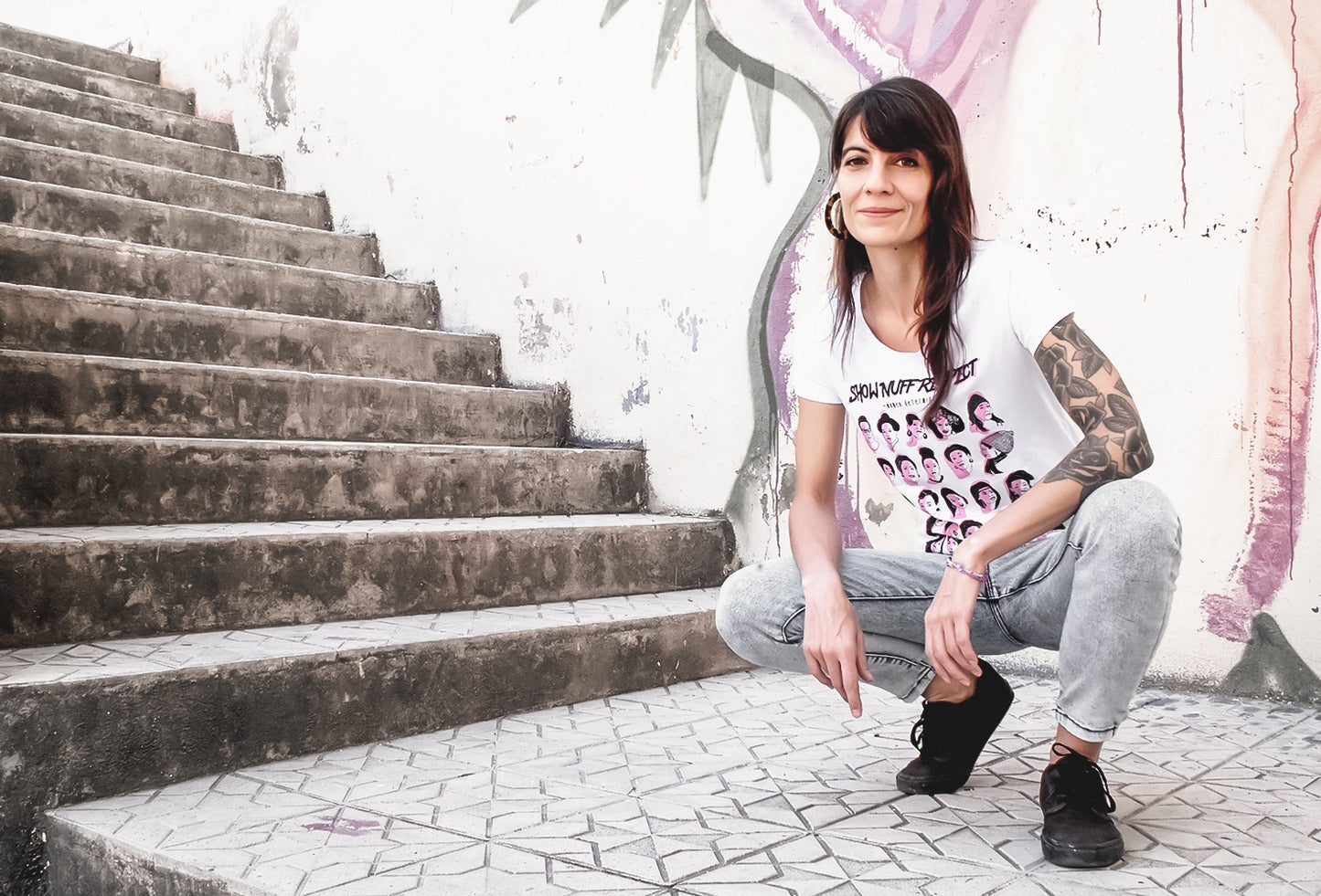 Camiseta mujeres música