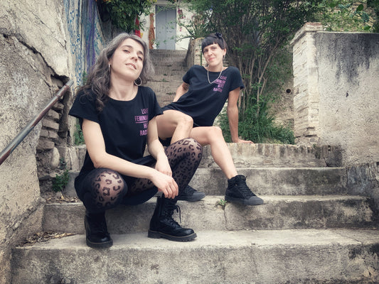 Love Feminism - Hate Racism // Vestido