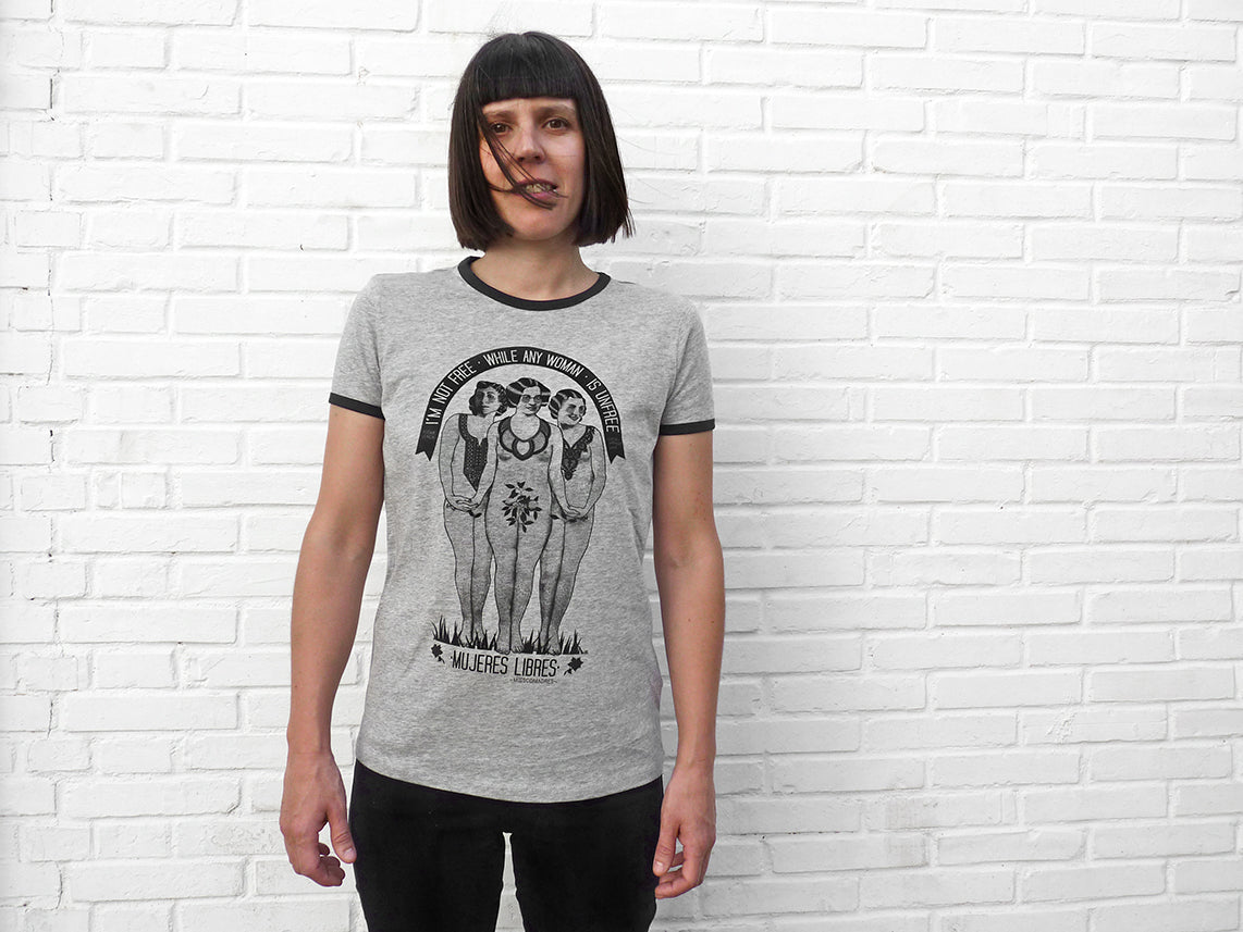 Camiseta mujer anarquista