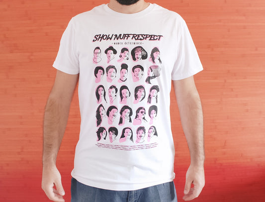 Camiseta blanca unisex reggae