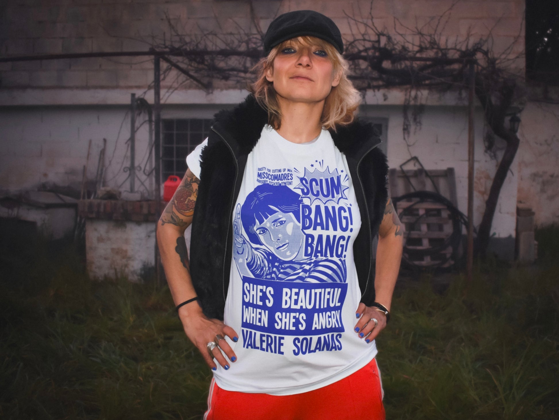 Camiseta Valerie Solanas manifiesto SCUM Andy warhol Anarcofeminismo