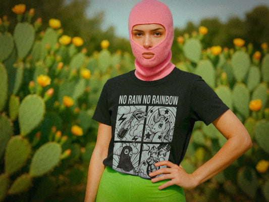 Camiseta negra unisex LGTBIAQ+ ANTIFA