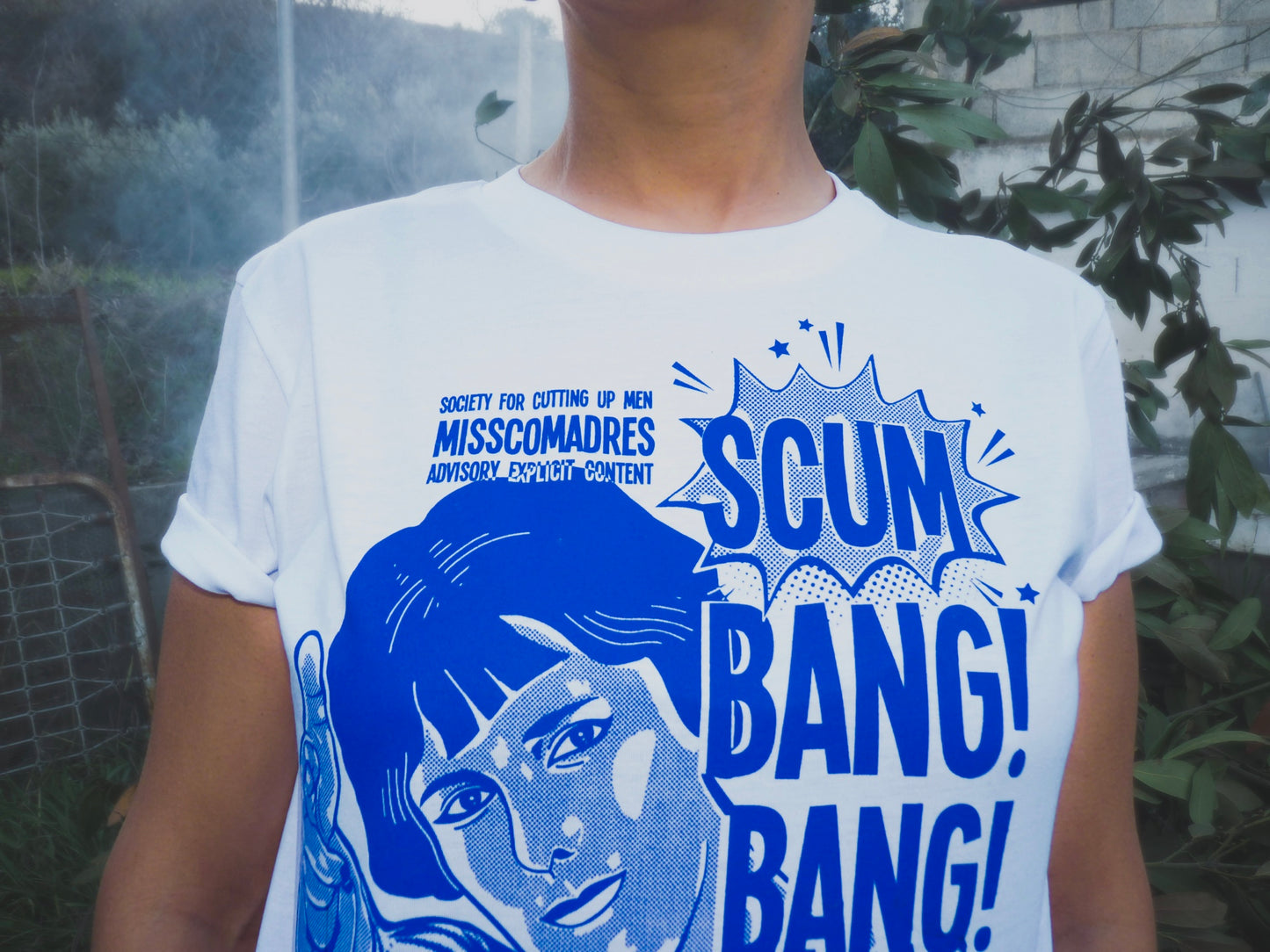 Camiseta blanca SCUM Valerie Solanas