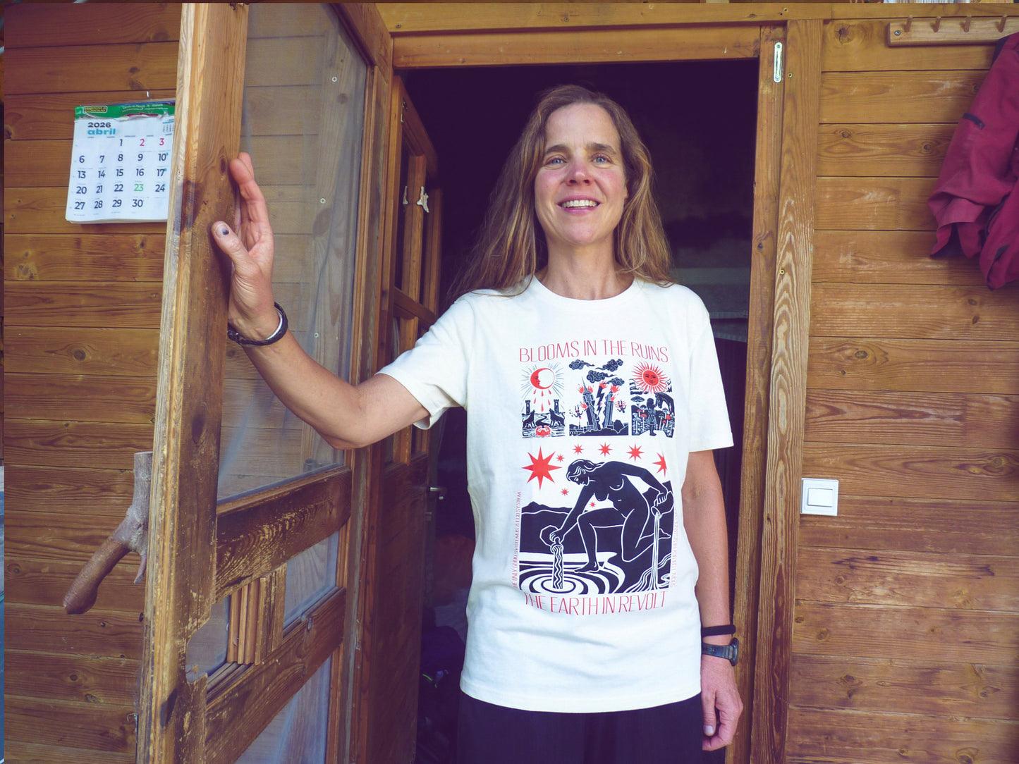 Camiseta ecofeminista algodón orgánico certficada fair trade comercio justo