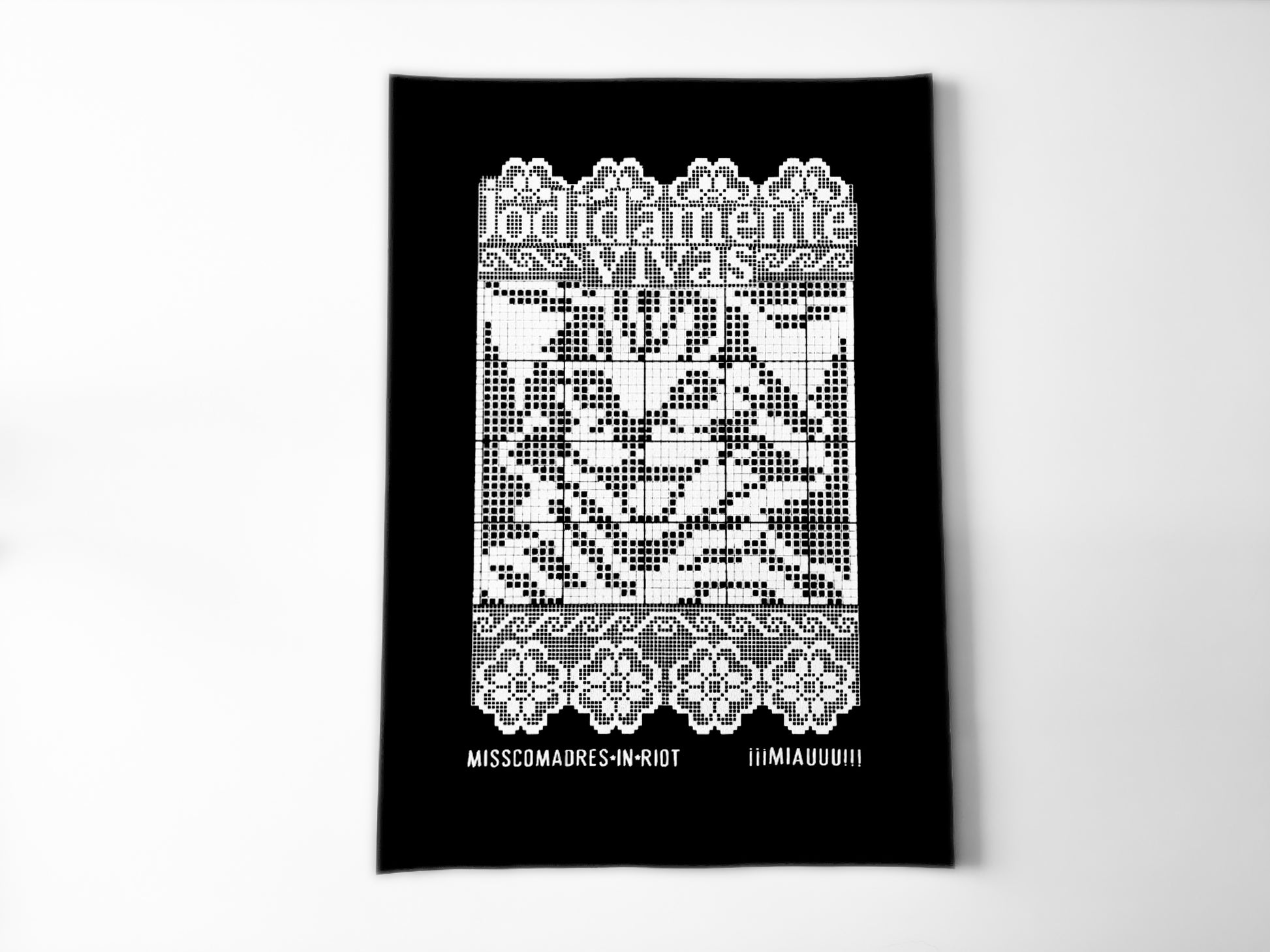 Lámina papel tinta hinchable jodidamente vivas, gato sonriente 