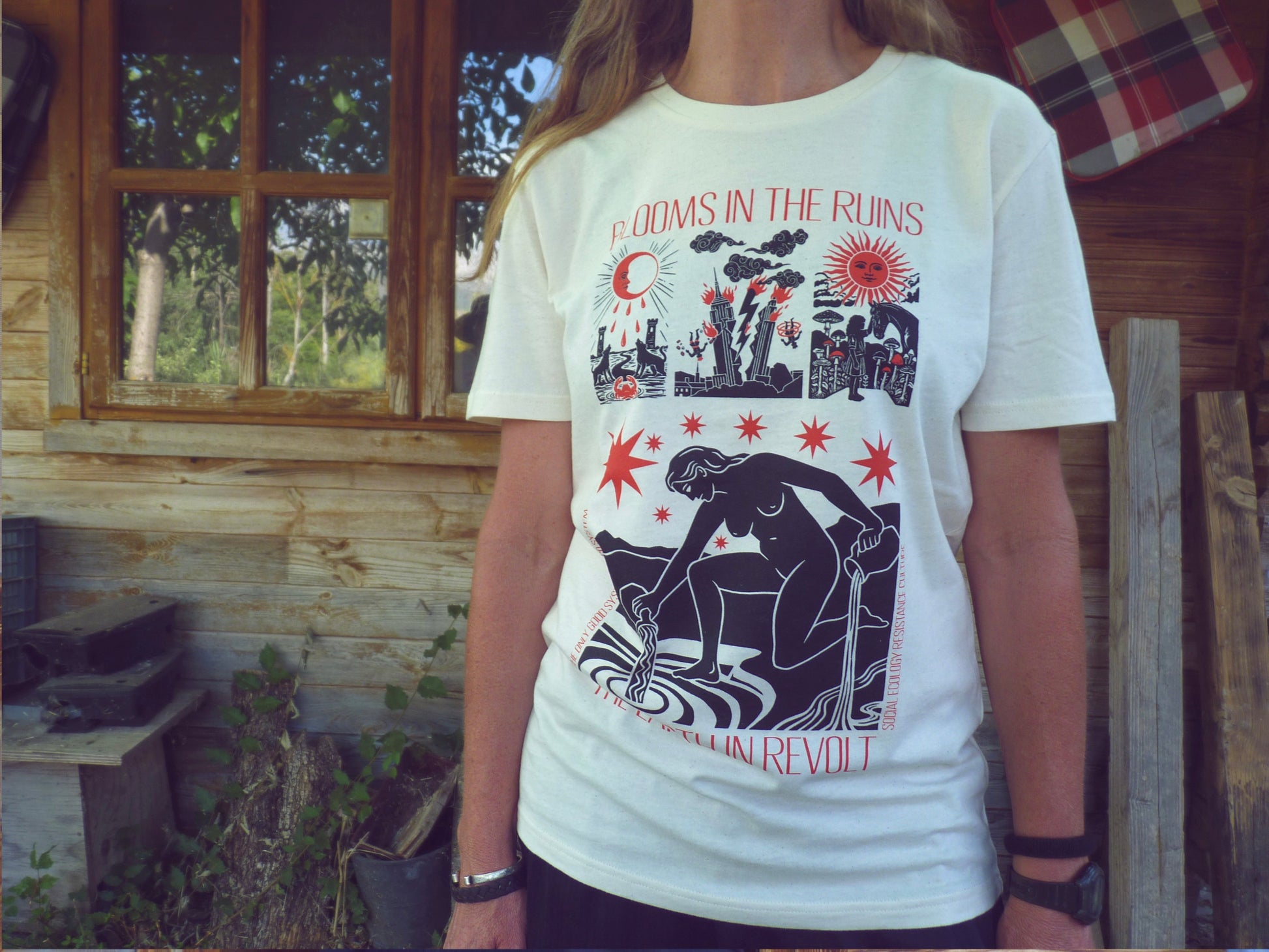 Camiseta anticapitalista ecológica algodón orgánico fairwear comercio justo