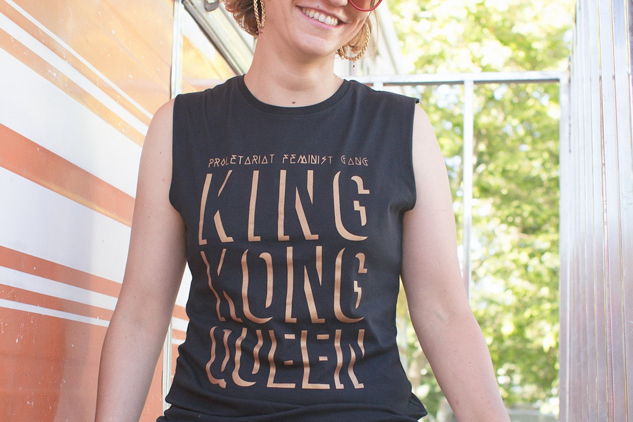 Camiseta transfeminista teoría KING Kong  virginie despentes