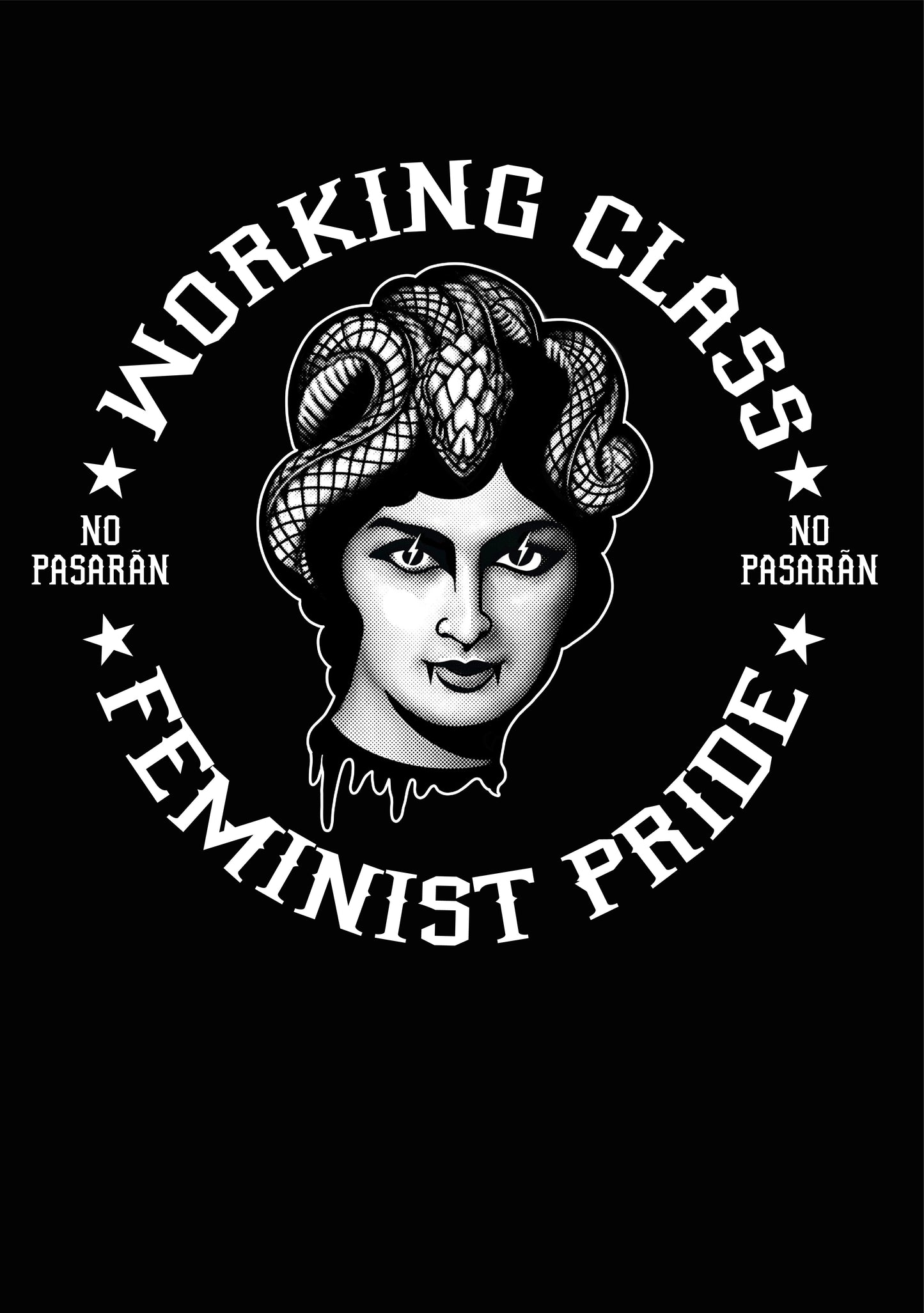 Vestido tirantes entallado negro algodón orgánico ropa feminista, clase obrera comercio justo ropa ecológica working class  feminist pride